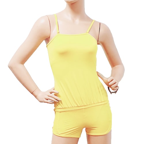 WOMEN PLAY SUIT SOLID GOLDEN GLOW
