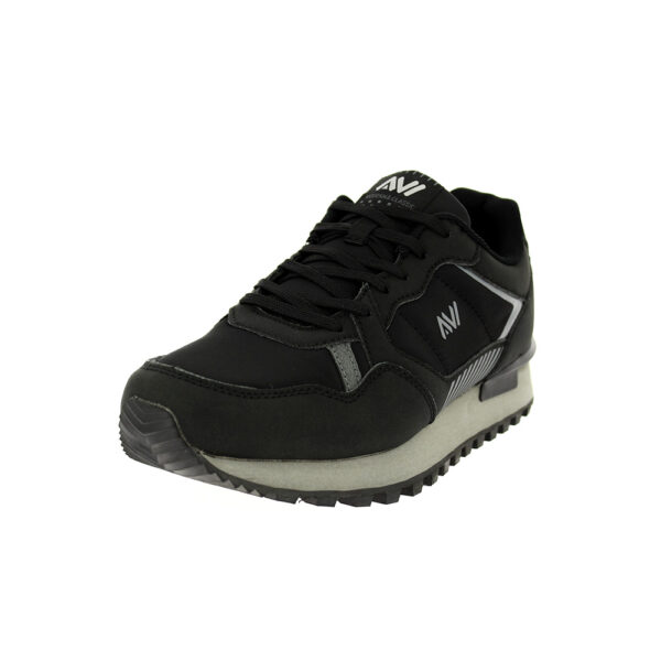 AVI Men Casual Lacing Shoes BLACK