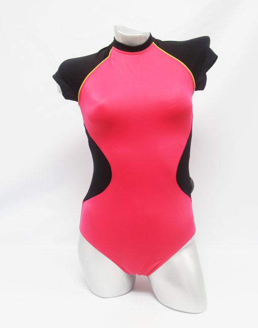 SWIMSUIT SOLID PANEL SPORTY